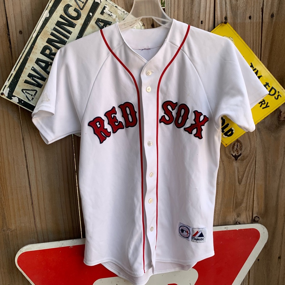 Vintage Majestic Authentic Boston Red Sox Jersey Johnny Damon #18 Size M-L